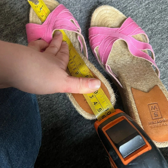 Stubbs and Wootton Pink Espadrilles - Picture 8 of 9